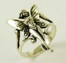 Ring Silver Fairy With Wings