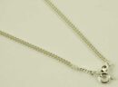 Chain Silver Curb 24 Inch