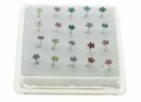 Nose Stud Silver 20pcs 4mm
