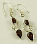 Silver Earring Double Drop