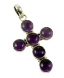 Silver Pendant Cross Shape