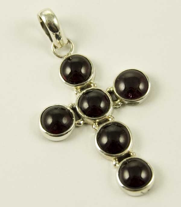 Silver Pendant Cross Shape