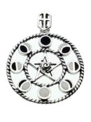 Pendant Silver Moon And Star