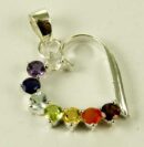 Silver Pendant Chakra Heart