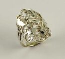 Ring Silver Double Butterfly