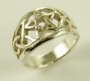 Ring Silver Pentagram