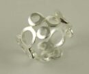 Ring Silver Band Of Circles