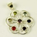 Silver Pendant Chakra L4cm