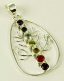 Silver Pendant Chakra L5cm
