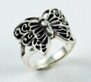 Ring Silver Butterfly Fancy