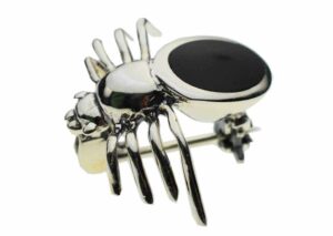Brooch Spider With Cabochon Stone