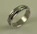 Ring Silver Rope Spinner
