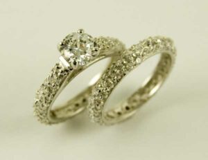 Ring Silver Double Ring Set