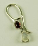 Pendant Silver Garnet