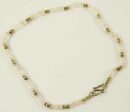 Necklace Silver Rose Quartz Bead