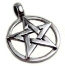 Pendant Silver Pentagram 36mm