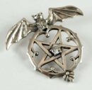 Pendant Silver Bat 34x35mm