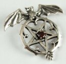 Pendant Silver Bat 34x35mm