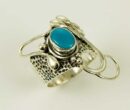 Ring Silver Turquoise Stone