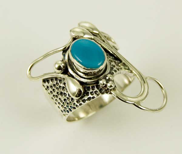Ring Silver Turquoise Stone