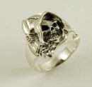 Ring Silver Reaper Skull