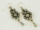 Earring Silver Moonstone Stone