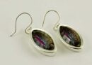 Earring Silver Mystic Topaz