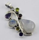 Pendant Silver Tear Drop Moonstone