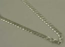 Chain Silver Curb 20 Inch