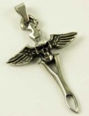 Pendant Skull With Wings