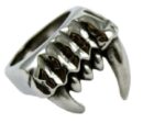 Ring Stainless Steel Monster Fangs