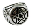 Ring Stainless Steel Pentagram