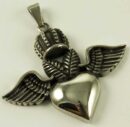 Pendant Heart With Wings