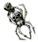 Pendant Spider Skull