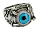 Ring Blue Eye With Claws