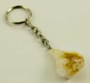 Keyring Stone Rough Citrine