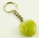 Keyring Heart New Jade