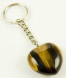 Keyring Heart Tigers Eye