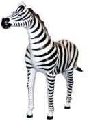 Zebra Leather 12 Inch