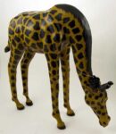 Giraffe Leather Drinking 16 Inch