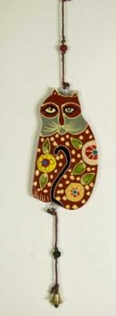 Cat Red Hanging Wooden