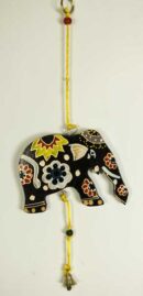 Elephant Black Hanging Wooden