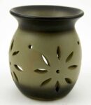 Oil Burner Ceramic Floral Cut