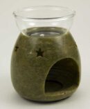 Oil Burner Soapstone Stars