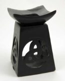 Oil Burner Soapstone Triquetra