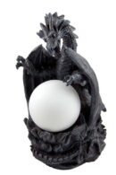 Lamp Dragon Black H30xw15cm