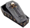 Skull Coffin Box 17x7x5.5cm