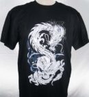 T-Shirt Medium Dragon And Skull