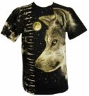 T-Shirt Medium Tye Dye Wolf