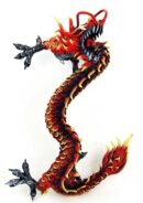 Dragon Twisted For Wall 36cm